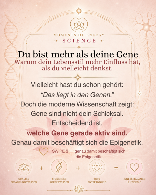 Epigenetik einfach erklärt: Gene & Umwelt | Moments of Energy