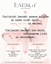 Moments of Energy LIGHT NOTES - Zeitlose Weisheit, Neu verstanden